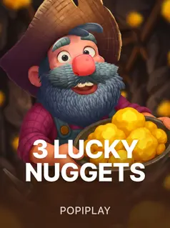 3 Lucky Nuggets Slot mit Western-Thema und Goldrausch-Features